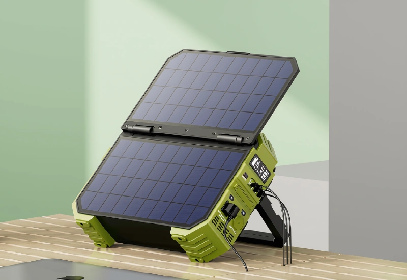 BROWEY 1000W all-in-one Solar Power with built-in Solar Panel - Full size view