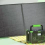 EBL 500W Power Station with 100W Solar Panel - Full View