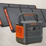 Full view of the Jackery Explorer 2000 v2 2042Wh power station with 2x200W Solar Panels