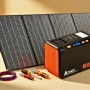 Takki 222Wh Power Station with 40W Solar Panel Review Full view of the Takki 222Wh Power Station with 40W Solar Panel as featured image.
